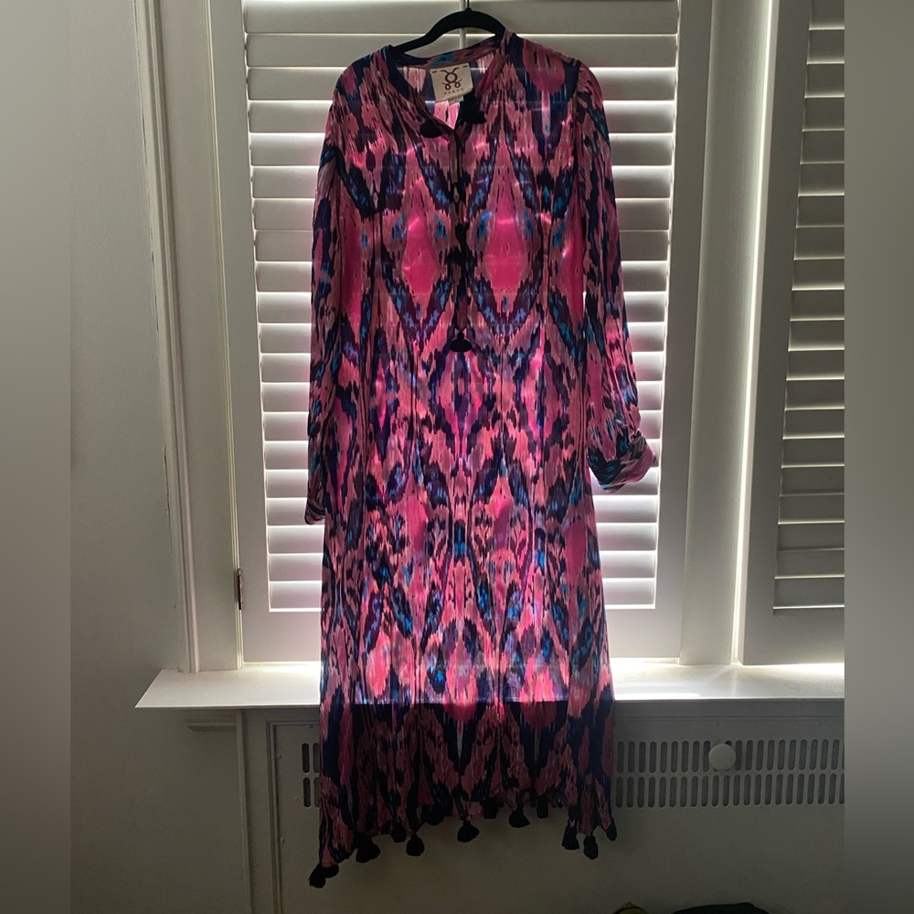 Figue ikat print cover up / maxi dress